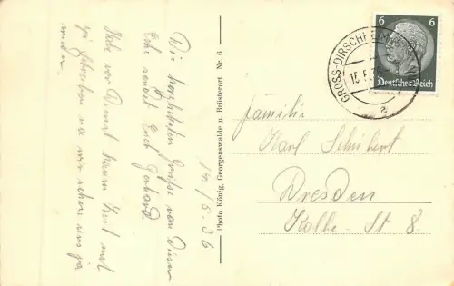 Flakartillerie Schiefsplatz Brüsterort Leuchtturm Postkarte AK 1936