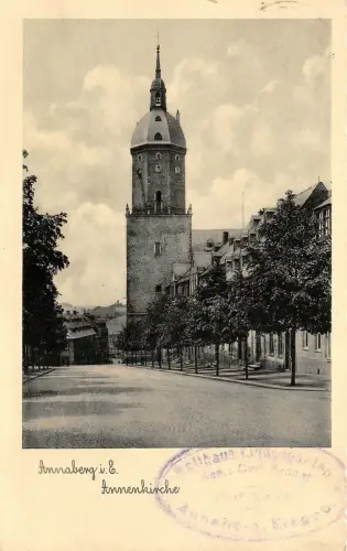 Annaberg i. E. Annenkirche Postkarte AK 1936
