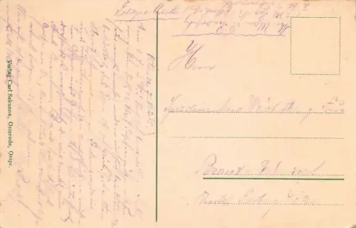 Osterode / Ostróda Ostpreußen Drewenzbucht Postkarte 1915