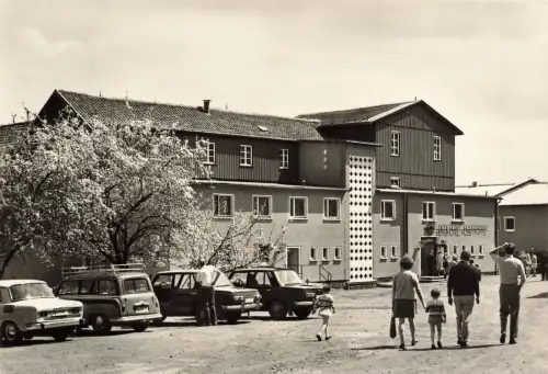 AK Thale Berghotel Roßtrappe PKWs Sachsen-Anhalt Harz ungelaufen