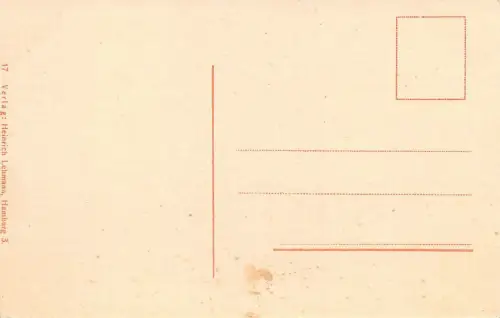 Hamburg Hopfenmarkt Strassenhändler Postkarte