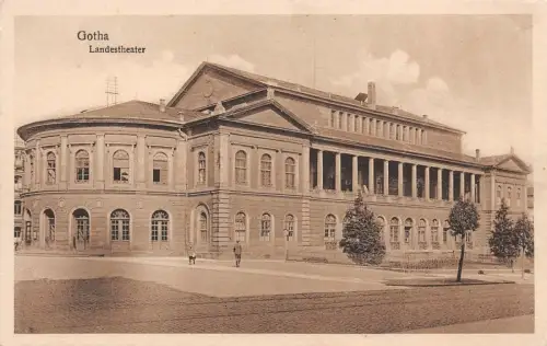 Gotha Landestheater Postkarte