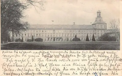 Gruss aus Bonn Universität Postkarte AK 1899