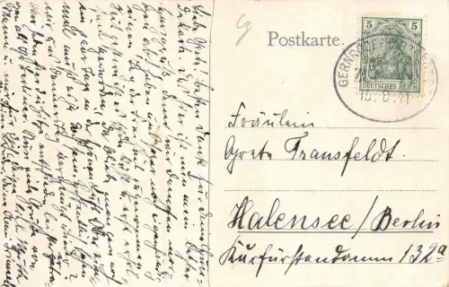 Alexisbad Ansicht Postkarte AK 1911