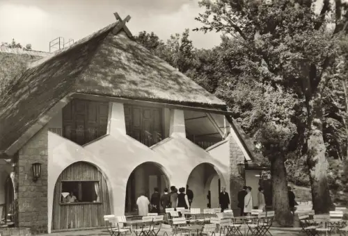 AK Bergen Rugard Gaststätte Rügen Mecklenburg-Vorpommern ungelaufen