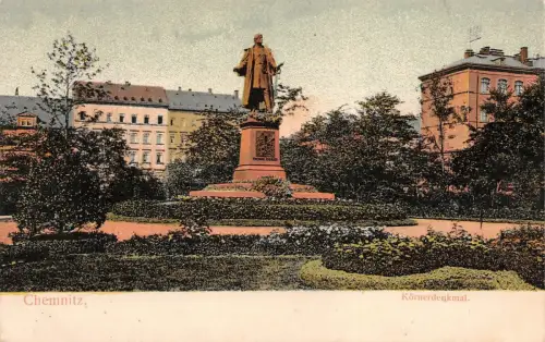 Chemnitz Körnerdenkmal Postkarte AK