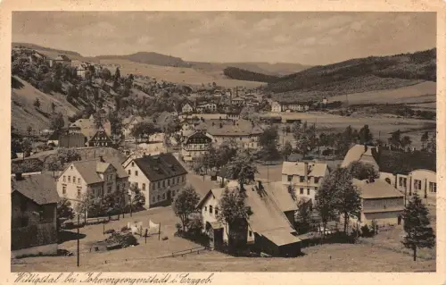 Wittigstal bei Johanngeorgenstadt i. Erzgeb. Postkarte AK 1929