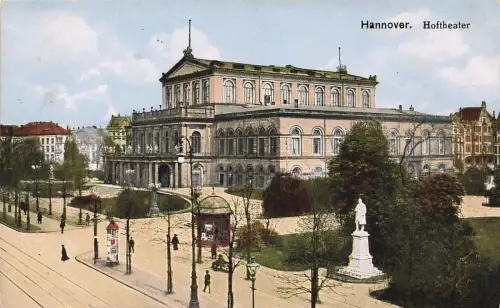 Hoftheater in Hannover Niedersachsen Postkarte AK