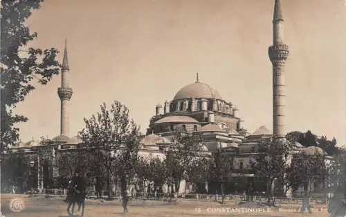 Constantinople Konstantinopel Moschee Sultan Bey 1916 Fotokarte