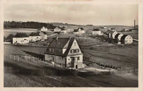 Siedlung in Dittersdorf bei Chemnitz Sachsen Postkarte AK