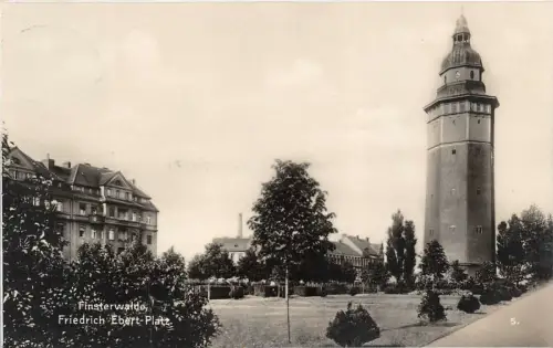 Finsterwalde Friedrich Ebert-Platz Postkarte AK 1928