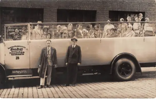 Hamburg Rund- und Gesellschaftsfahrten Friedrich Jasper Postkarte AK