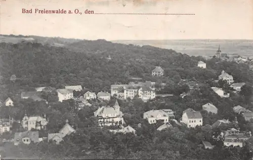 Bad Freienwalde a. O. Ansicht Postkarte AK 1910