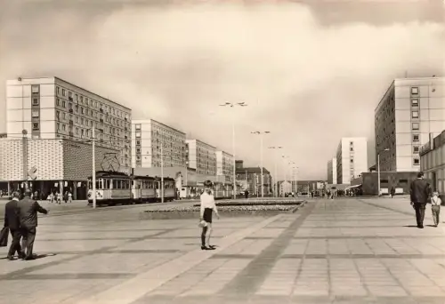 AK Magdeburg Karl Marx Straße Sachsen-Anhalt ungelaufen