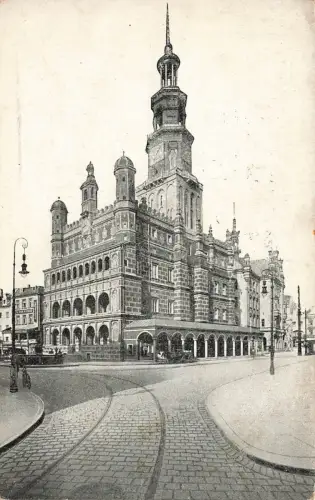AK Posen Rathaus 1915