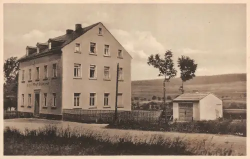 Hotel Fürst Bismarck Crottendorf Erzgebirge Sachsen Postkarte