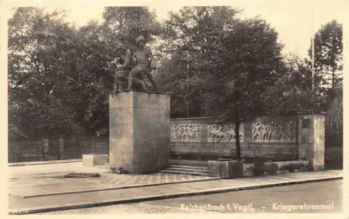 Reichenbach i. Vogtl. Kriegehrenmal Postkarte