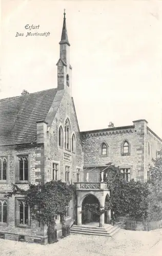 Erfurt Das Martinsstift Postkarte AK