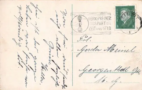 Tilsit / Sowetsk Ostpreußen Deutsche Strasse Postkarte