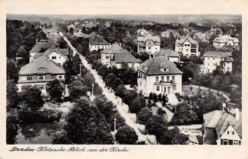 Gesamtansicht von Dresden-Klotzsche Sachsen Postkarte AK