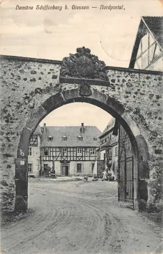 AK Domäne Schiffenberg bei Giessen Nordportel 1914