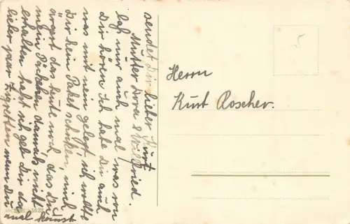 AK Die besten Ostergrüße Weidenkätzchen Küken mit Regenschirm