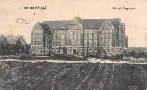 Allenstein (Ostpr.) Königl. Regierung Feldpostkarte AK 1917