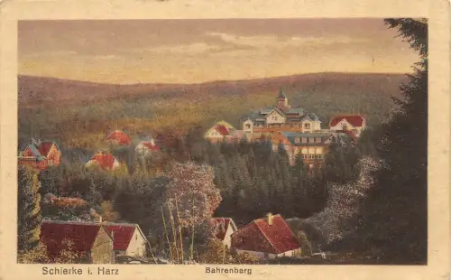 Schierke i. Harz Bahrenberg Postkarte