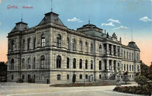 Gotha Museum Postkarte AK
