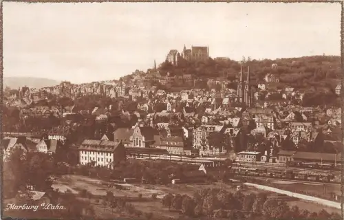 Marburg a./Lahn Ansicht Schloss Postkarte AK