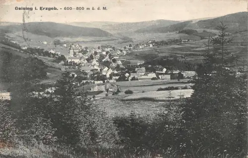 Geising i. Erzgeb. Ansicht Panorama Postkarte AK 1926
