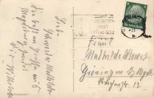 Blick auf Magdeburger Dom Sachsen-Anhalt Postkarte AK 1911