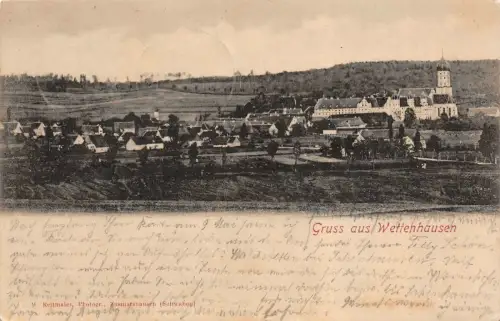 Gruss aus Wettenhausen Ansicht Postkarte AK 1903