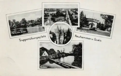 Truppenübungsplatz Neuhammer a. Queis Feldpostkarte AK
