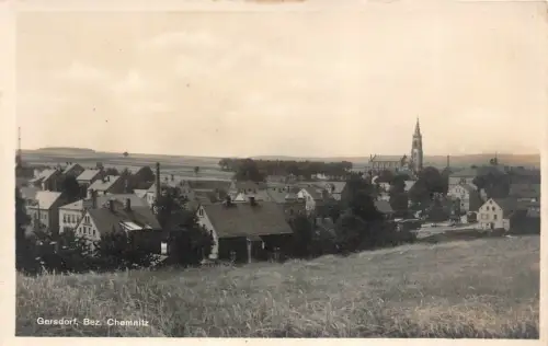 Gersdorf Bez. Chemnitz Kirche Postkarte AK