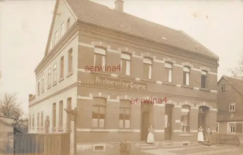 Ruppertsgrün bei Werdau Sachsen Restaurant zur Courve Fotokarte 1911