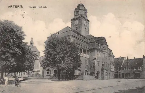 Artern Kyffhäuserkreis Neues Rathaus AK