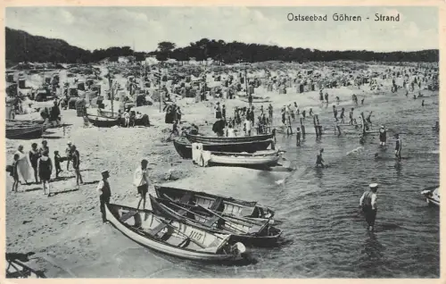 Ostseebad Göhren Strand Postkarte 1934
