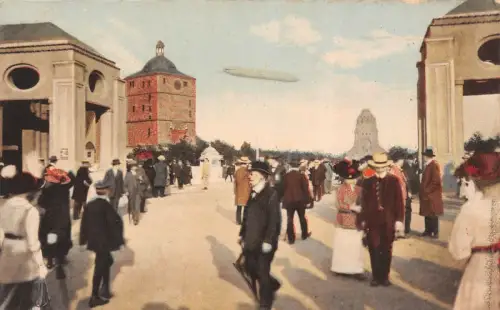 Weltausstellung für Buchgewerbe und Graphik Leipzig 1914 Postkarte AK