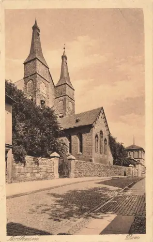 Dom in Nordhausen Thüringen Postkarte AK 1925