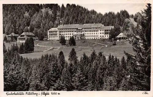 Kinderheilstätte Mittelberg i. Allgäu 1050m Postkarte AK 1940