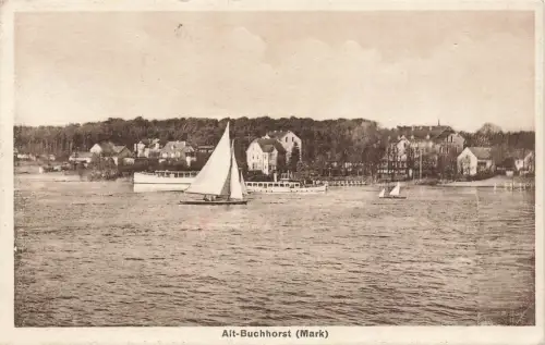 Ansicht Alt-Buchhorst in der Mark Brandenburg Postkarte AK