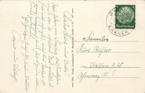 Ansicht Alt-Buchhorst in der Mark Brandenburg Postkarte AK