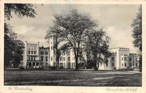 Gr. Wartenberg Prinzliches Schloss Postkarte AK