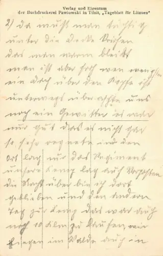 Vereinsgebäude und Hohe Straße in Tilsit Ostpreußen Postkarte AK