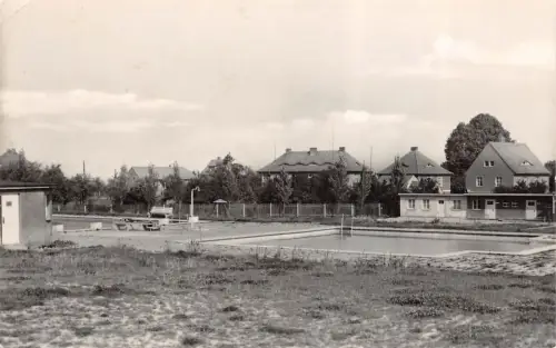 Wiehe (Unstrut) Schwimmbad Postkarte AK 1964