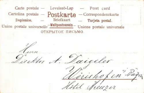 Fröhliche Ostern Postkarte