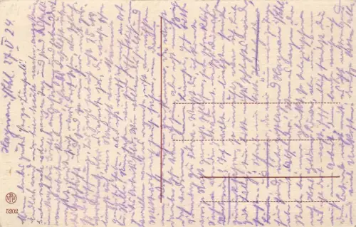 Bahnhofsplatz mit Jubiläumsplatz in Haynau Schlesien Postkarte AK 1924