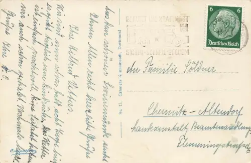 Strandleben am Seesteg Swinemünde Pommern Postkarte AK 1933
