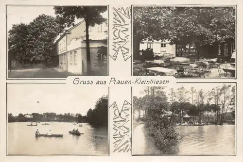 Gruss aus Plauen Kleinfriesen Vogtland Postkarte 1929